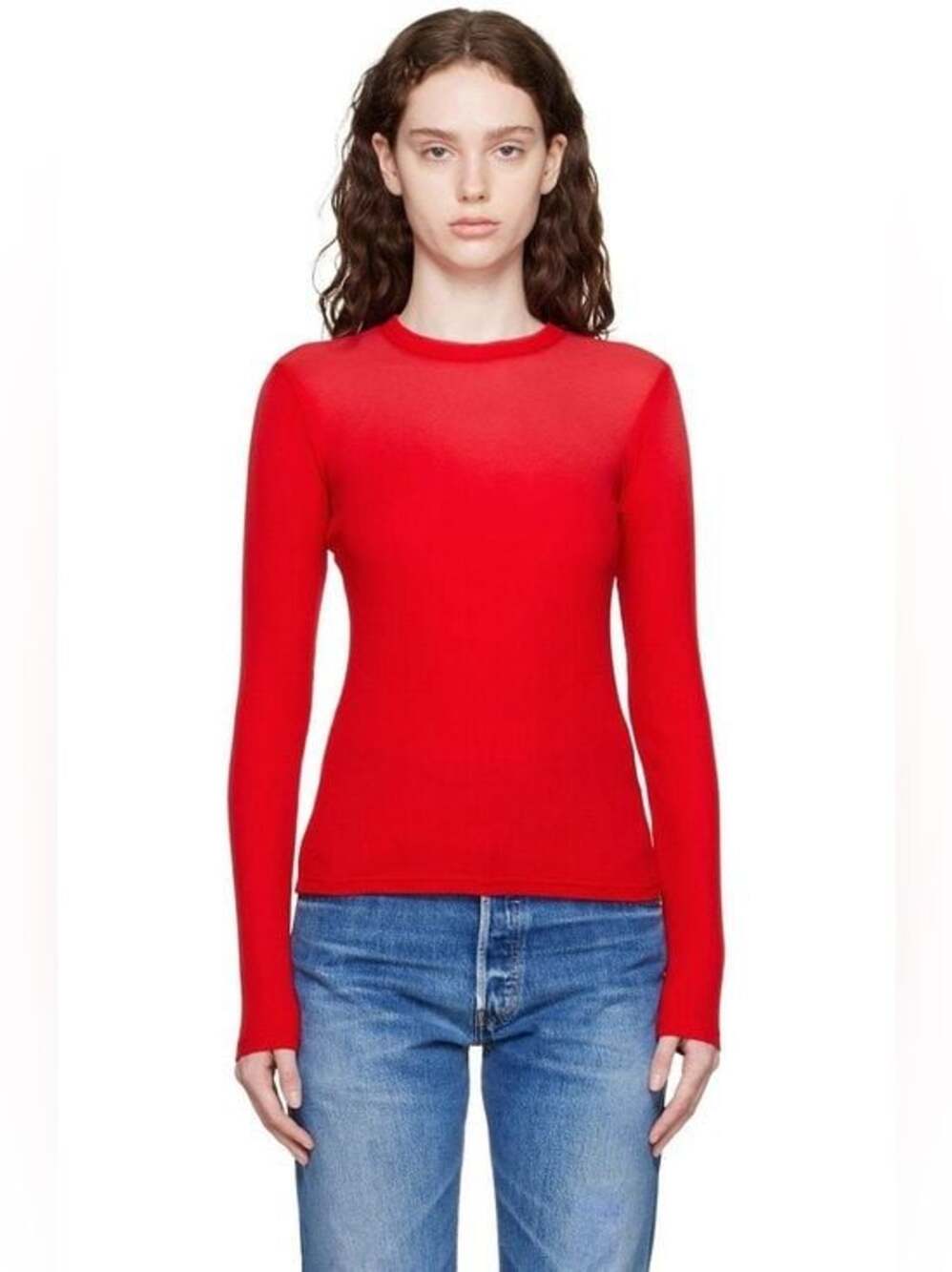 Cotton Citizen Verona Crop Shirt in Pink Cherry Cast Size Medium - Picture 1 of 5